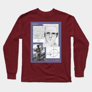 Zodiac -Art Decca -13-0 Classic Sketches 'Collage' Long Sleeve T-Shirt